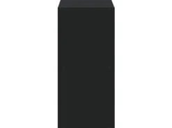 vidaXL Bücherregal Schwarz 68,5x32x68,5 cm Holzwerkstoff