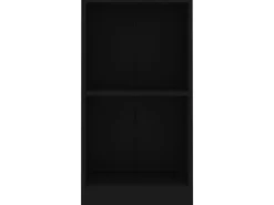 vidaXL Bücherregal Schwarz 40x24x75 cm Holzwerkstoff 800820