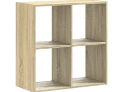 vidaXL Bücherregal Sonoma-Eiche 68,5x32x68,5 cm Holzwerkstoff