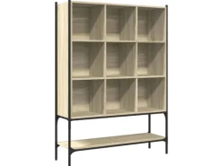 vidaXL Bücherregal Sonoma-Eiche 102x30x141,5 cm Holzwerkstoff