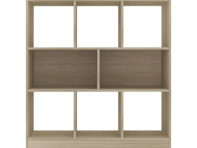 vidaXL Bücherregal Sonoma-Eiche 97,5x29,5x100 cm Holzwerkstoff 800174