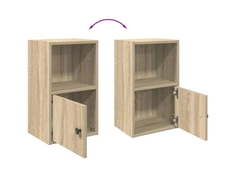 vidaXL Bücherregal Sonoma-Eiche 31x24x52 cm Holzwerkstoff 860321