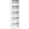 vidaXL Bücherregal Weiß 60x30x189 cm Holzwerkstoff 857917