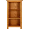 vidaXL Bücherregal 45x22,5x82 cm Eiche Massivholz