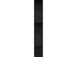 vidaXL Bücherregal/Raumteiler Schwarz 80x24x159 cm Holzwerkstoff