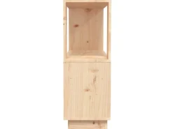 vidaXL Bücherregal/Raumteiler 80x25x70 cm Massivholz Kiefer