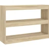 vidaXL Bücherregal/Raumteiler Sonoma-Eiche 100x30x72 cm