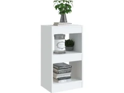 vidaXL Bücherregal/Raumteiler Weiß 40×30×72cm