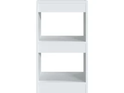 vidaXL Bücherregal/Raumteiler Weiß 40×30×72cm