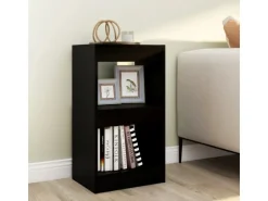 vidaXL Bücherregal/Raumteiler Schwarz 40×30×72cm