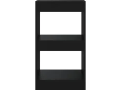 vidaXL Bücherregal/Raumteiler Schwarz 40×30×72cm