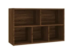vidaXL Bücherregal/Sideboard Braun Eiche 50x25x80 cm Holzwerkstoff