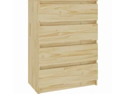 vidaXL Beistellschrank 60x36x84 cm Massivholz Kiefer 808103