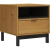 vidaXL Beistelltisch FLAM 50x50x50 cm Massivholz Kiefer