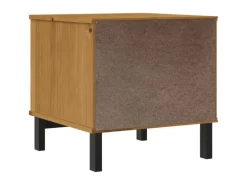 vidaXL Beistelltisch FLAM 50x50x50 cm Massivholz Kiefer
