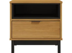 vidaXL Beistelltisch FLAM 50x50x50 cm Massivholz Kiefer