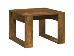 vidaXL Beistelltisch Räuchereiche 50x50x35 cm Holzwerkstoff 825825