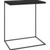 vidaXL Beistelltisch Schwarz 55x35x66 cm Holzwerkstoff