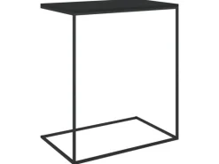 vidaXL Beistelltisch Schwarz 55x35x66 cm Holzwerkstoff