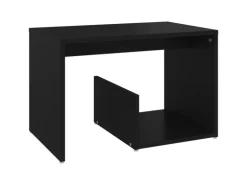 vidaXL Beistelltisch Schwarz 59x36x38 cm Holzwerkstoff
