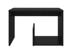 vidaXL Beistelltisch Schwarz 59x36x38 cm Holzwerkstoff