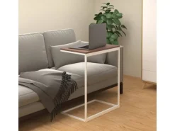 vidaXL Beistelltisch Weiß 55x35x66 cm Holzwerkstoff 343095