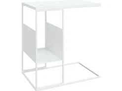 vidaXL Beistelltisch Weiß 55x36x59,5 cm Holzwerkstoff 343107