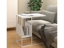 vidaXL Beistelltisch Weiß 55x36x59,5 cm Holzwerkstoff 343107