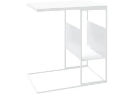 vidaXL Beistelltisch Weiß 55x36x59,5 cm Holzwerkstoff 343107