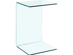 vidaXL Beistelltisch 40x40x60 cm Hartglas