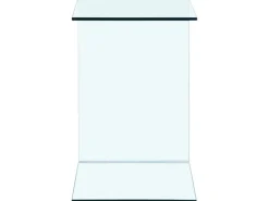vidaXL Beistelltisch 40x40x60 cm Hartglas