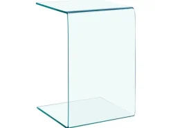 vidaXL Beistelltisch 40x40x60 cm Hartglas