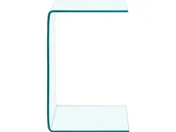 vidaXL Beistelltisch 40x40x60 cm Hartglas