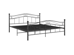 vidaXL Bett Schwarz Metall 180x200 cm Modell 11115684