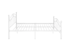 vidaXL Bett Weiß Metall 140x200 cm Modell 11115663