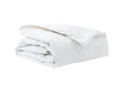 vidaXL Bettdecke Weiß 140 x 220 cm Feder 42007645