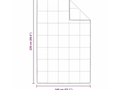 vidaXL Bettdecke Weiß 140 x 220 cm Feder 42007645