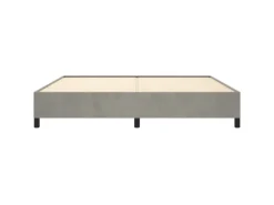 vidaXL Bettgestell Hellgrau 200x200 cm Samt Modell 21368964