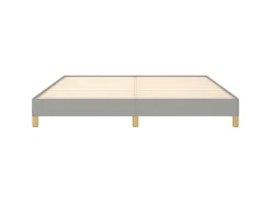 vidaXL Bettgestell Hellgrau 180x200 cm Stoff Modell 11397023