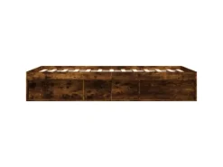 vidaXL Bettgestell Räuchereiche 140x200 cm1925305