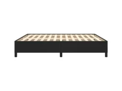 vidaXL Bettgestell Schwarz 180x200 cm Kunstleder1370092