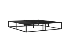 vidaXL Bettgestell Schwarz Metall 180x200 cm Modell 2650998