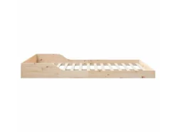 vidaXL Bettrahmen Braun 160 x 200 cm Massives Kiefernholz 873307