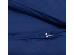vidaXL Bettwäsche-Set Marineblau 200x220 cm Baumwolle 136153