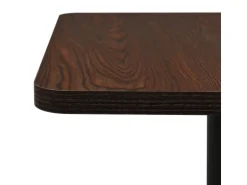 vidaXL BistRotisch Dunkle Esche 60x60x107 cm