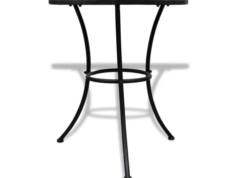 vidaXL Bistrotisch Terrakotta-Rot 60 cm Mosaik 41528