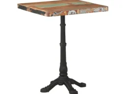 vidaXL BistRotisch 60x60x76 cm Altholz Massiv