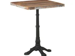 vidaXL BistRotisch 60x60x76 cm Altholz Massiv