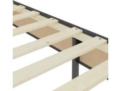 vidaXL Boxspring-Bettgestell Grau Stoff 160x200 cm621161