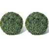 vidaXL Buchsbaumkugeln 2 Stk Künstlich Formschnitt-Kugel 27 cm